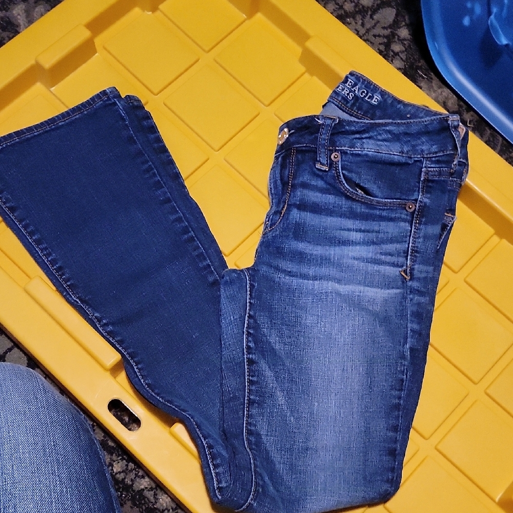 American Eagle Outfitters Dark Blue Flare Jeans